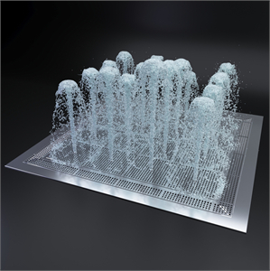 Dry fountain